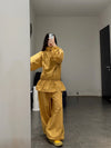 BASERANGE 25 Early Spring Air Sweater/Pants Cotton France BAS-TRAI-PO-SP25-SIGHS YELLOW